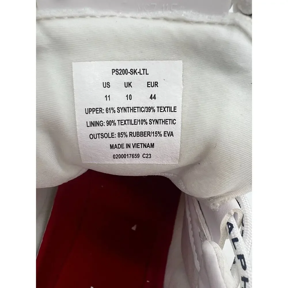 Polo Ralph Lauren Polo Sport PS200 SK LTL White Sneakers Men's Size 11